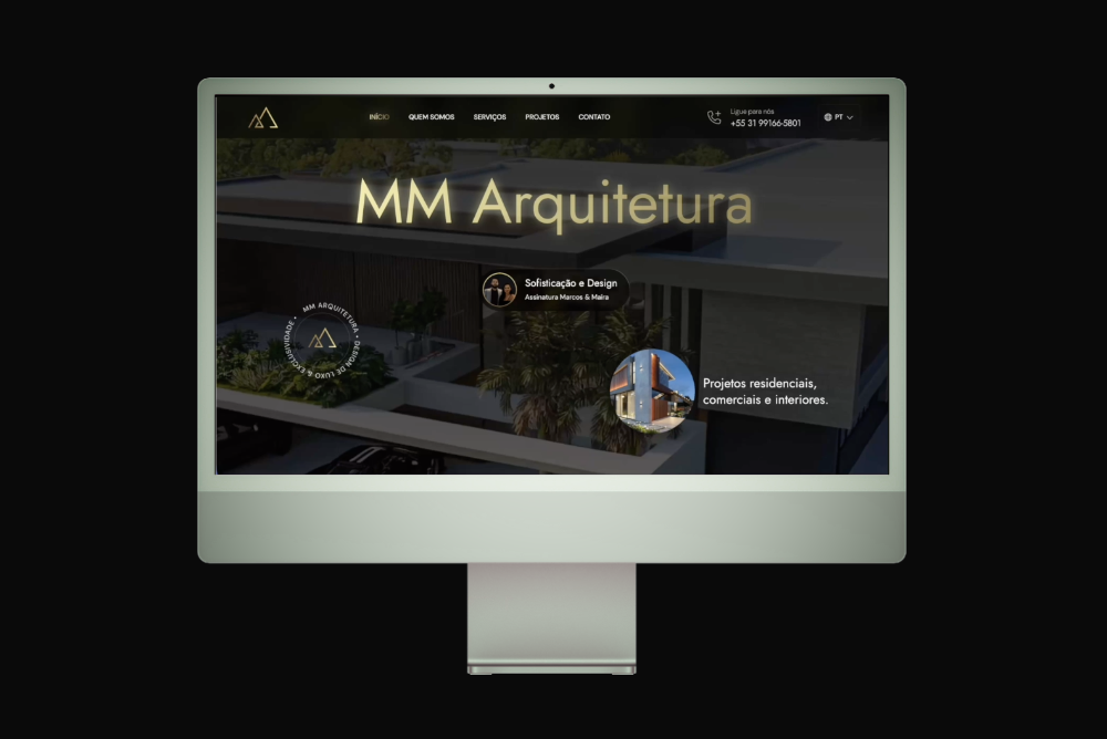 Leia mais sobre MM Arquitetura - Site